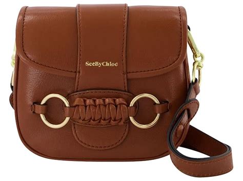 See by Chloe Women's Saddie Bag, Caramello, Brown, Tan, One 